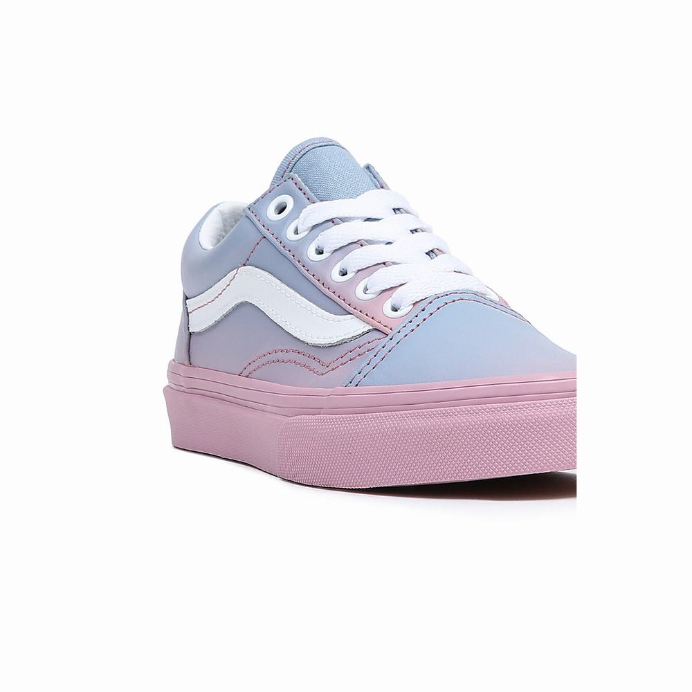 Tenis Vans Old Skool (4-8 years) Niños Azules/Rosas | CHZ069825