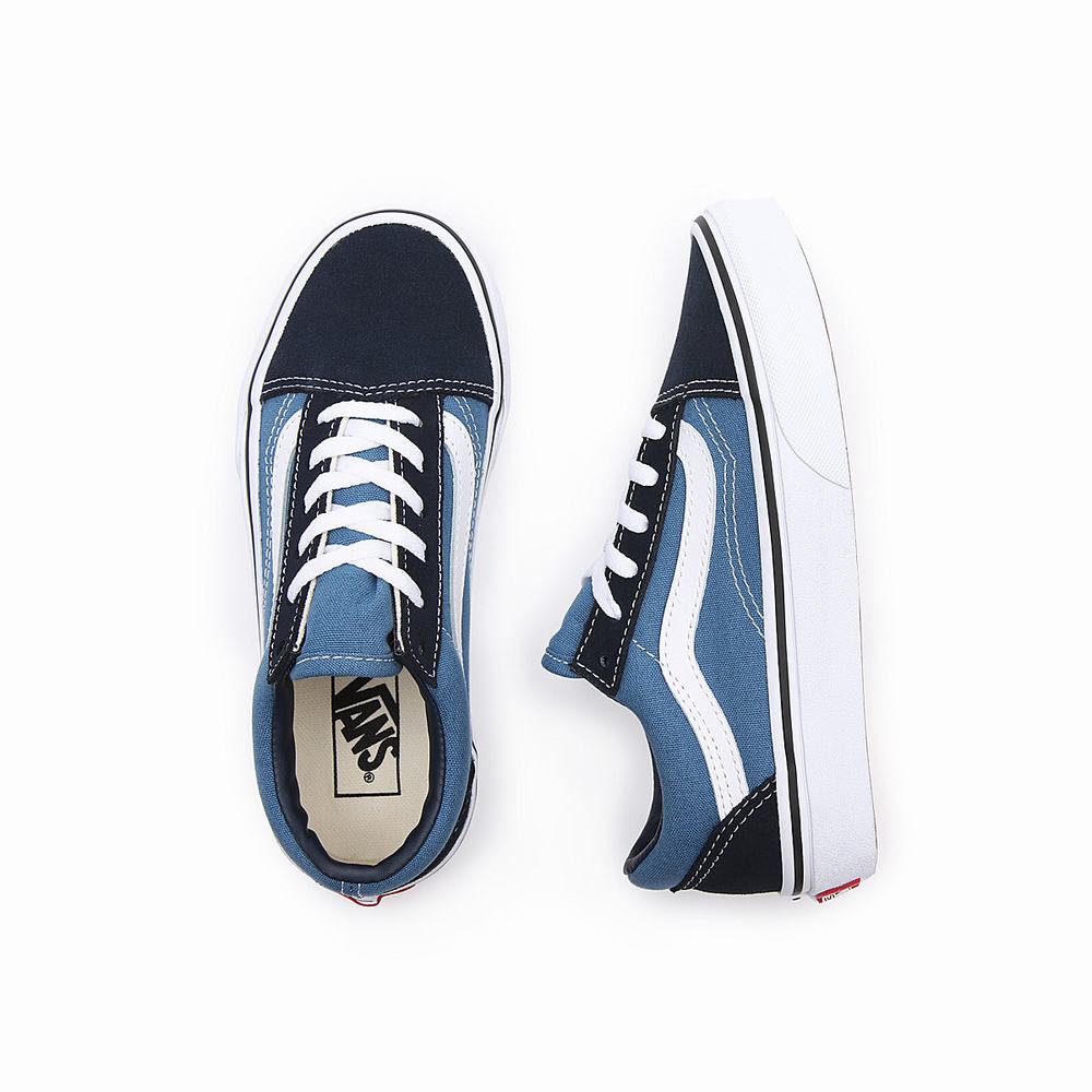 Tenis Vans Old Skool (4-8 years) Niños Azul Marino | OPK035748