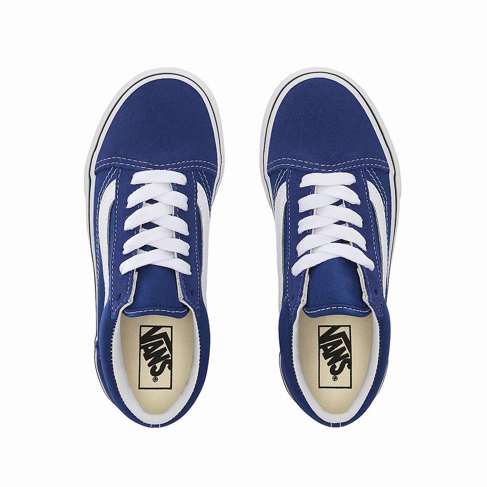 Tenis Vans Old Skool (4-8 years) Niños Azules | YPR839146