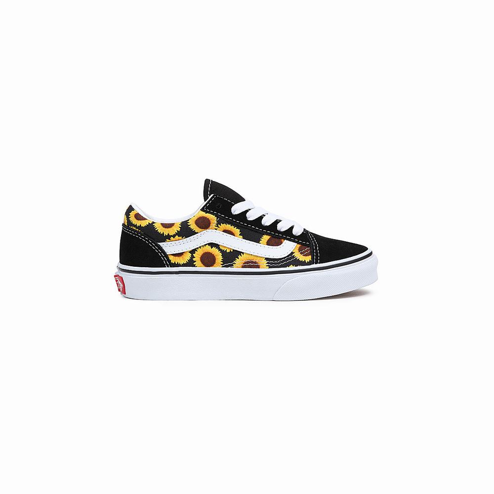 Tenis Vans Old Skool (4-8 years) Niños Negras | BSF904263