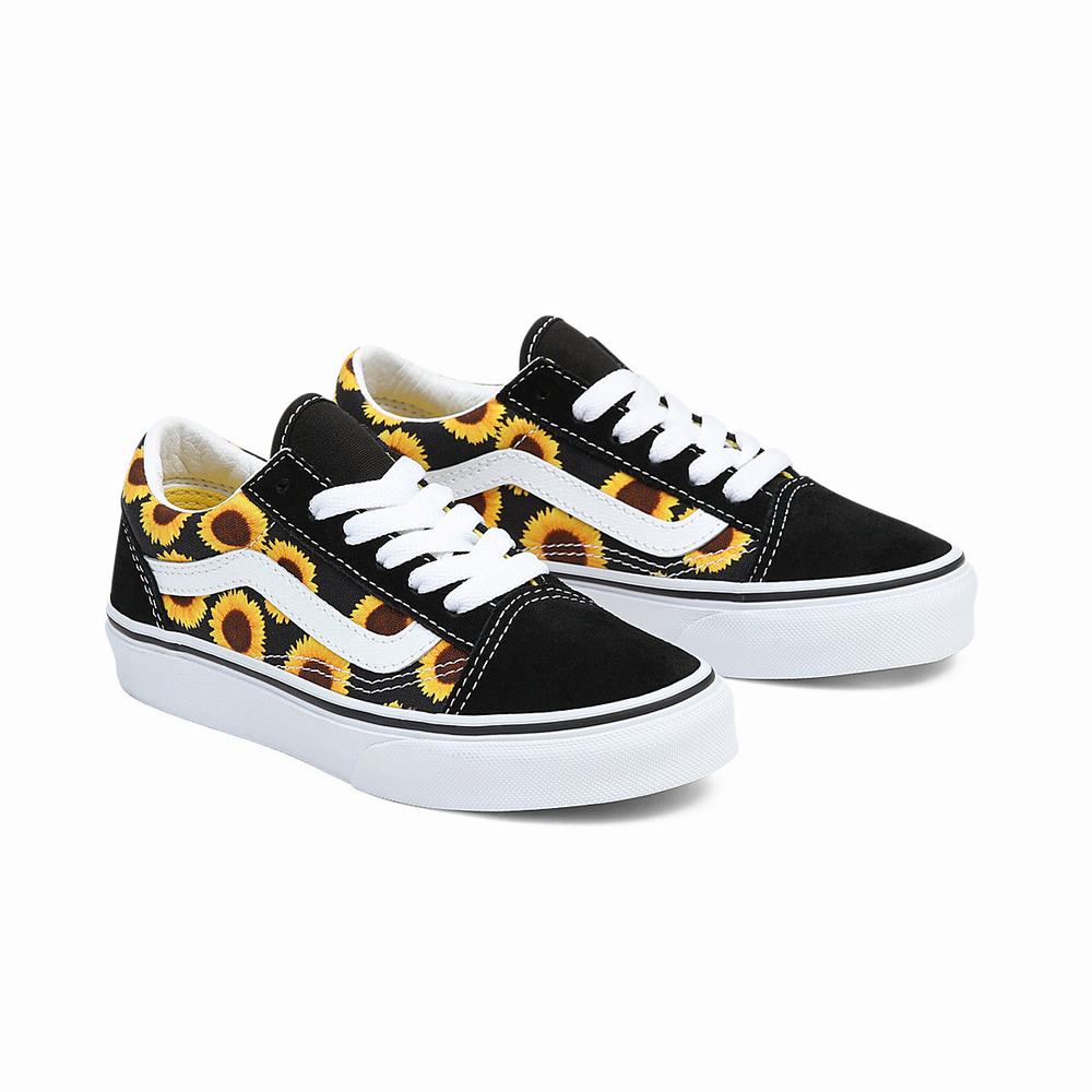 Tenis Vans Old Skool (4-8 years) Niños Negras | BSF904263