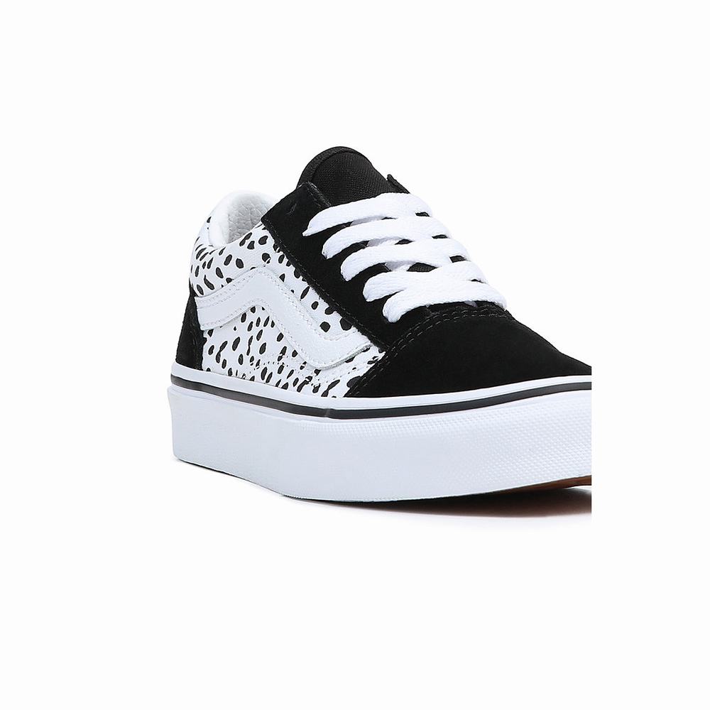 Tenis Vans Old Skool (4-8 years) Niños Negras/Blancas | FHB850432