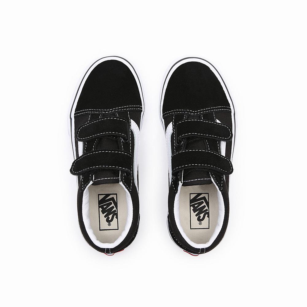 Tenis Vans Old Skool (4-8 years) Niños Negras | KBZ735862