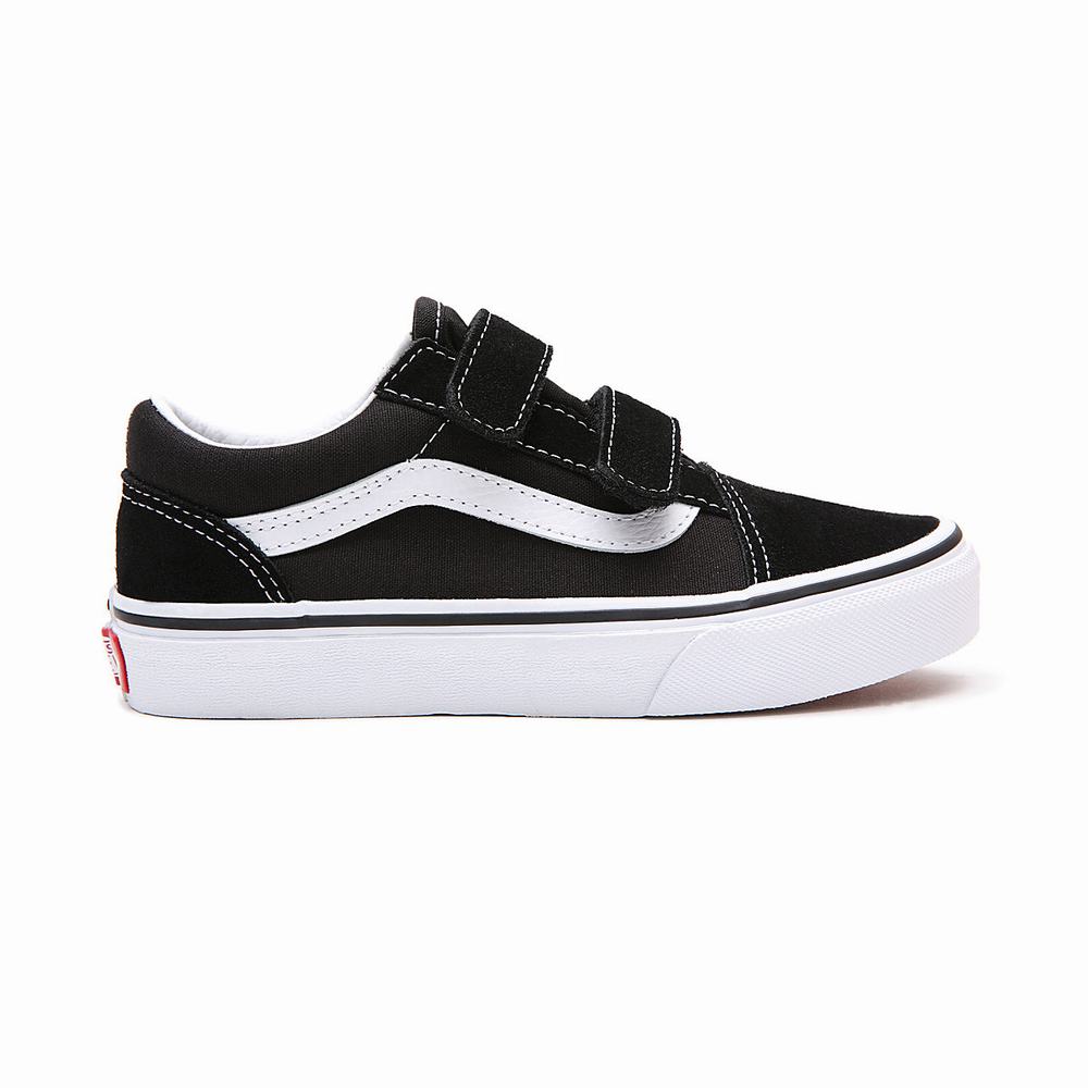 Tenis Vans Old Skool (4-8 years) Niños Negras | KBZ735862