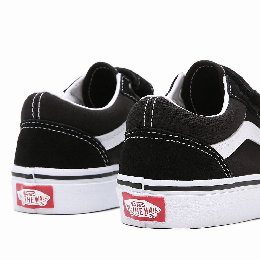 Tenis Vans Old Skool (4-8 years) Niños Negras | KBZ735862