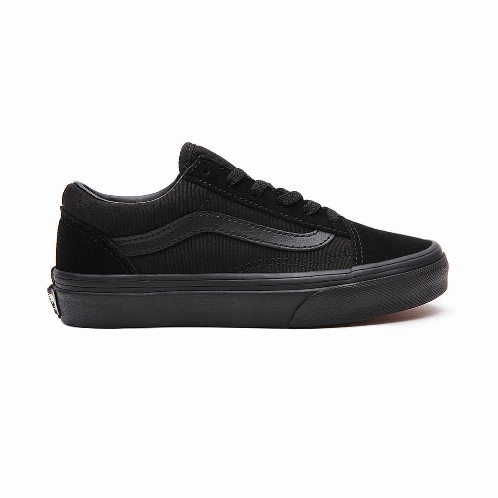 Tenis Vans Old Skool (4-8 years) Niños Negras | KXU092715