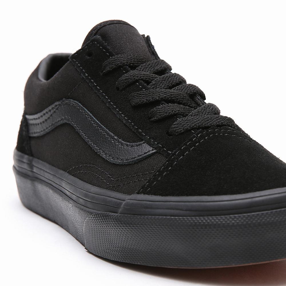 Tenis Vans Old Skool (4-8 years) Niños Negras | KXU092715