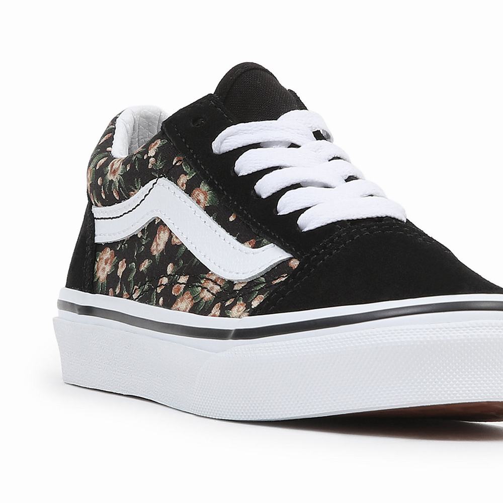 Tenis Vans Old Skool (4-8 years) Niños Negras | VNS463275