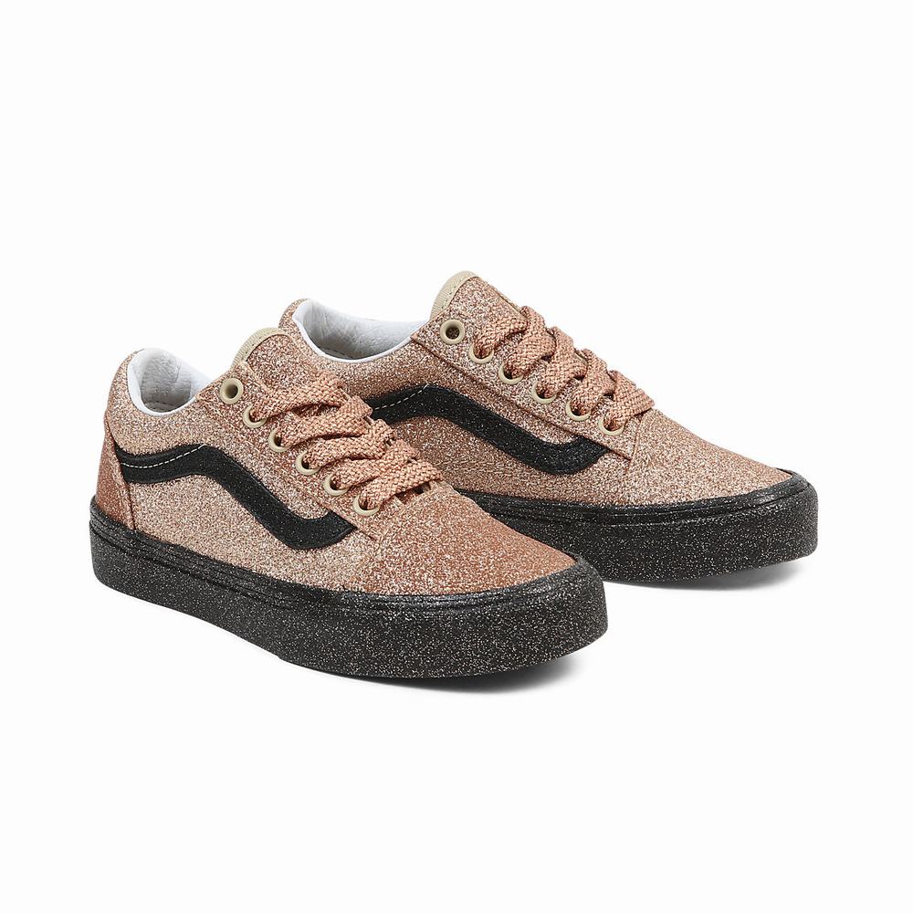 Tenis Vans Old Skool (4-8 years) Niños Rosas/Doradas | TVP759043