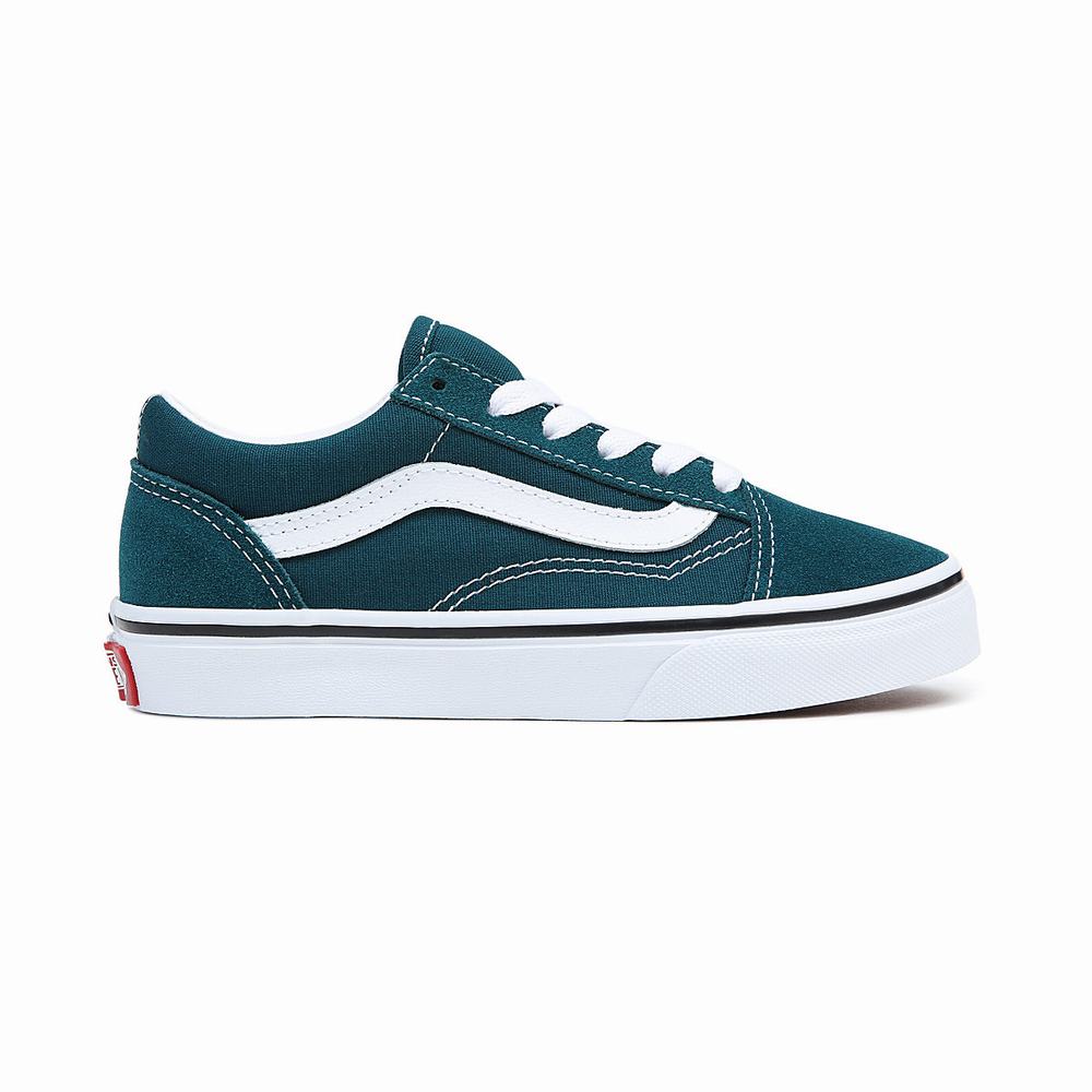 Tenis Vans Old Skool (4-8 years) Niños Verde | HTO761952