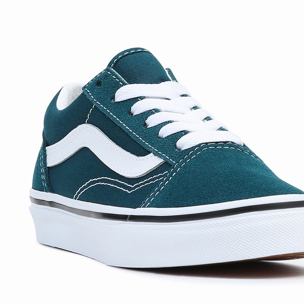 Tenis Vans Old Skool (4-8 years) Niños Verde | HTO761952