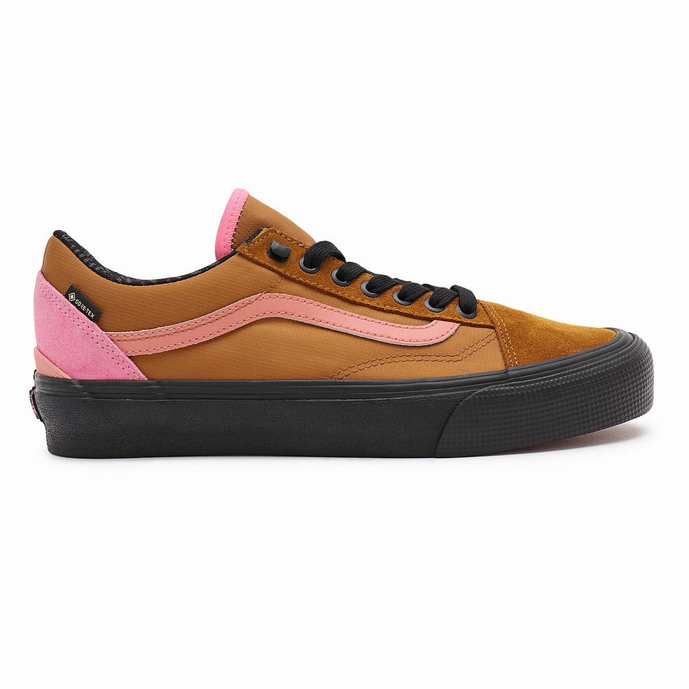 Tenis Vans Old Skool Gore-Tex Hombre Marrones | THI328964