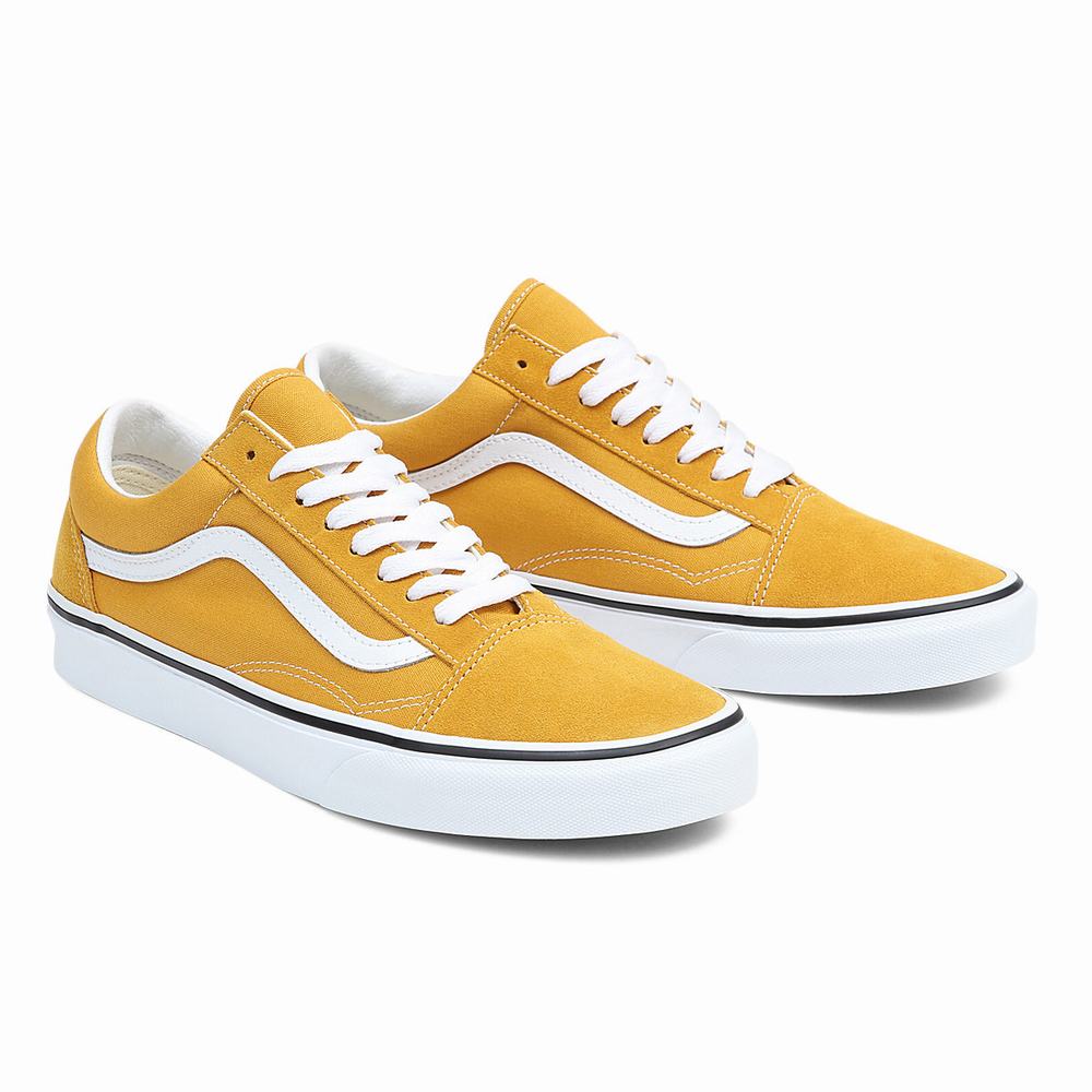 Tenis Vans Old Skool Hombre Amarillo | MJC769481