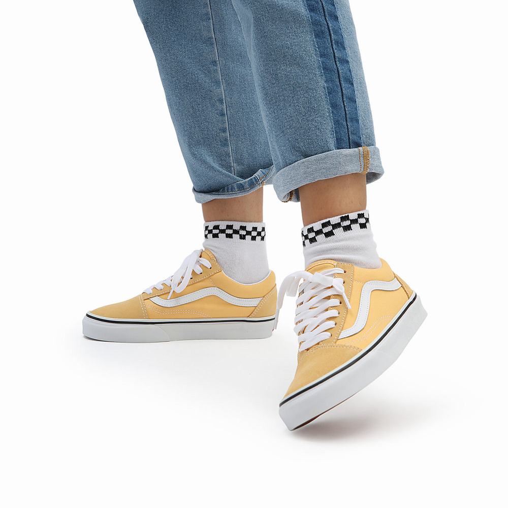 Tenis Vans Old Skool Hombre Amarillo | ZMY195063