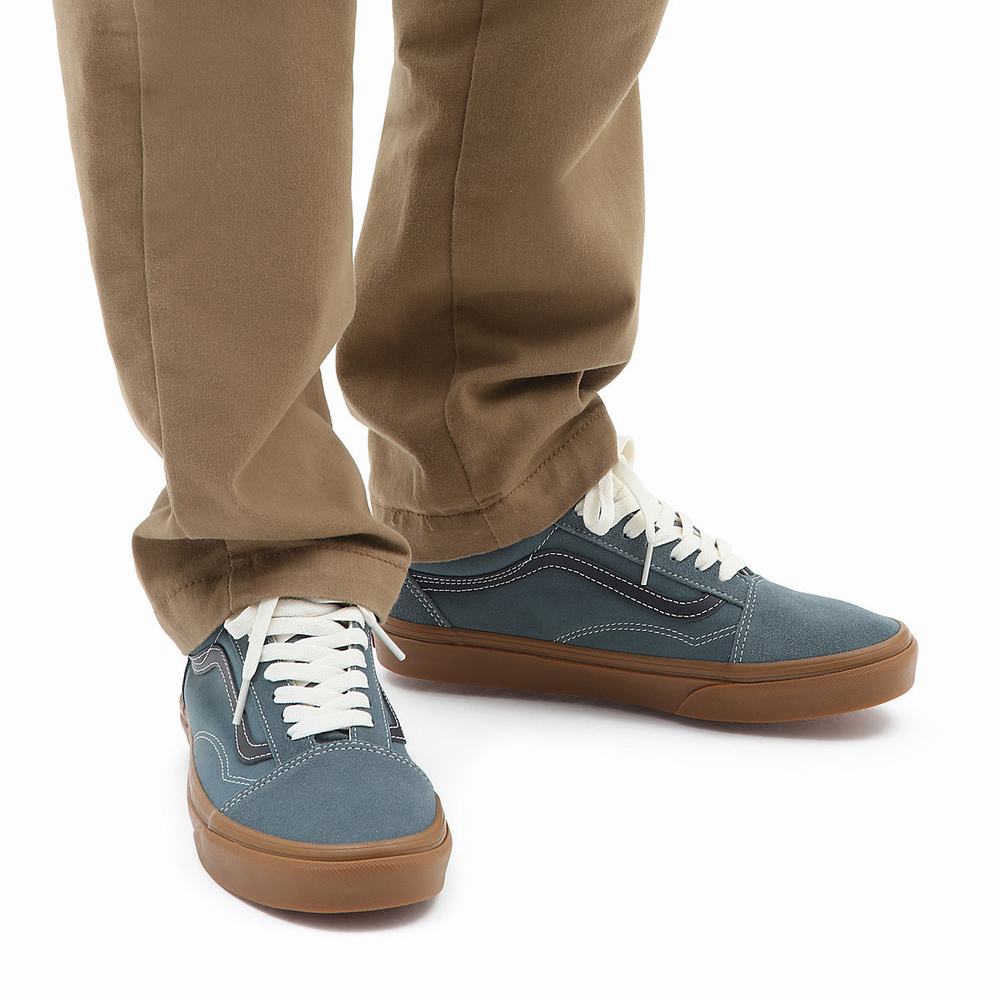 Tenis Vans Old Skool Hombre Azules | AIL294753