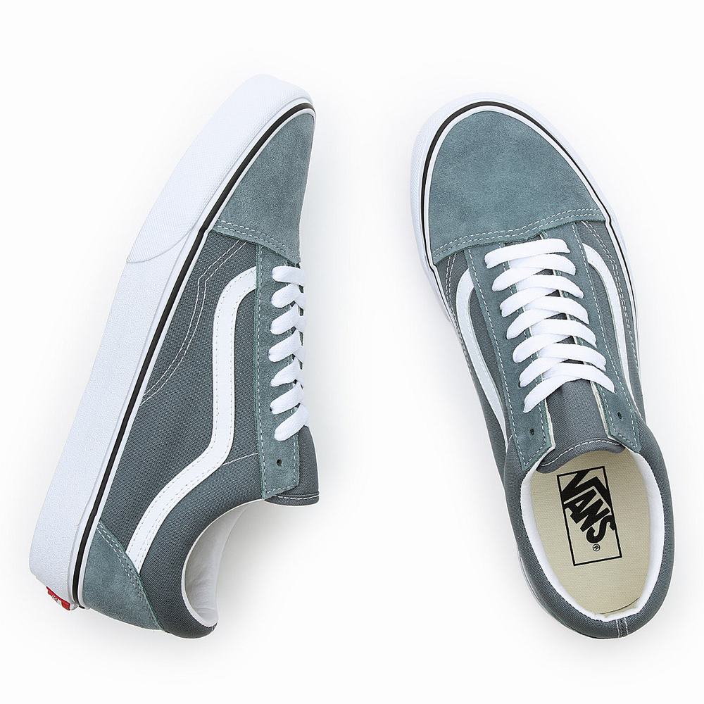 Tenis Vans Old Skool Hombre Azules | ELX651734