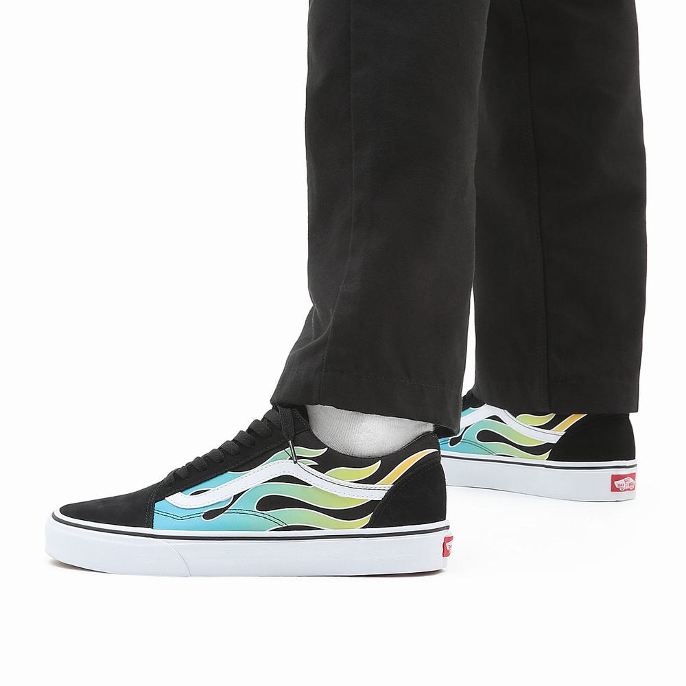 Tenis Vans Old Skool Hombre Azules/Negras | CNX741923