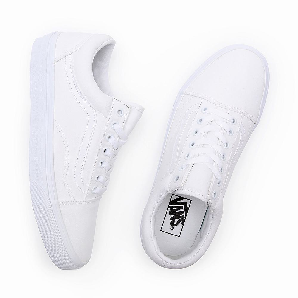 Tenis Vans Old Skool Hombre Blancas | YJG814239