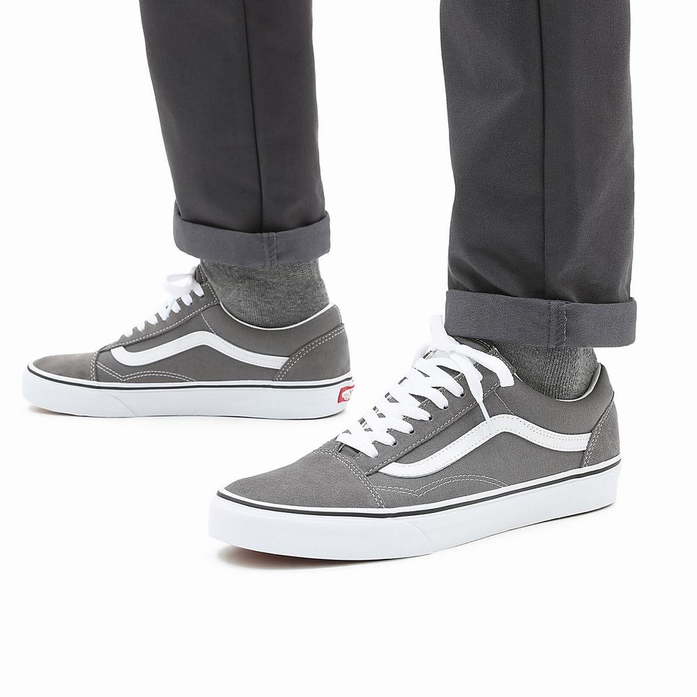 Tenis Vans Old Skool Hombre Gris | ADX725968