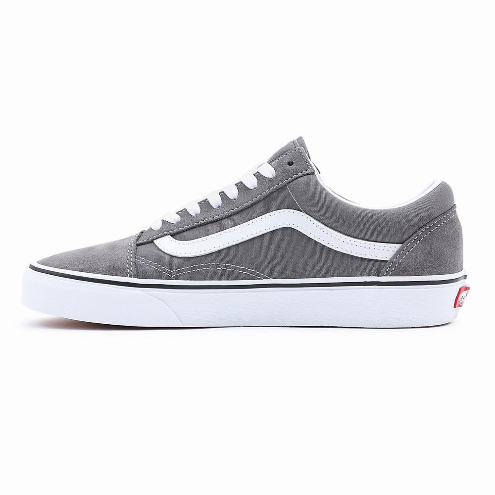 Tenis Vans Old Skool Hombre Gris | ADX725968