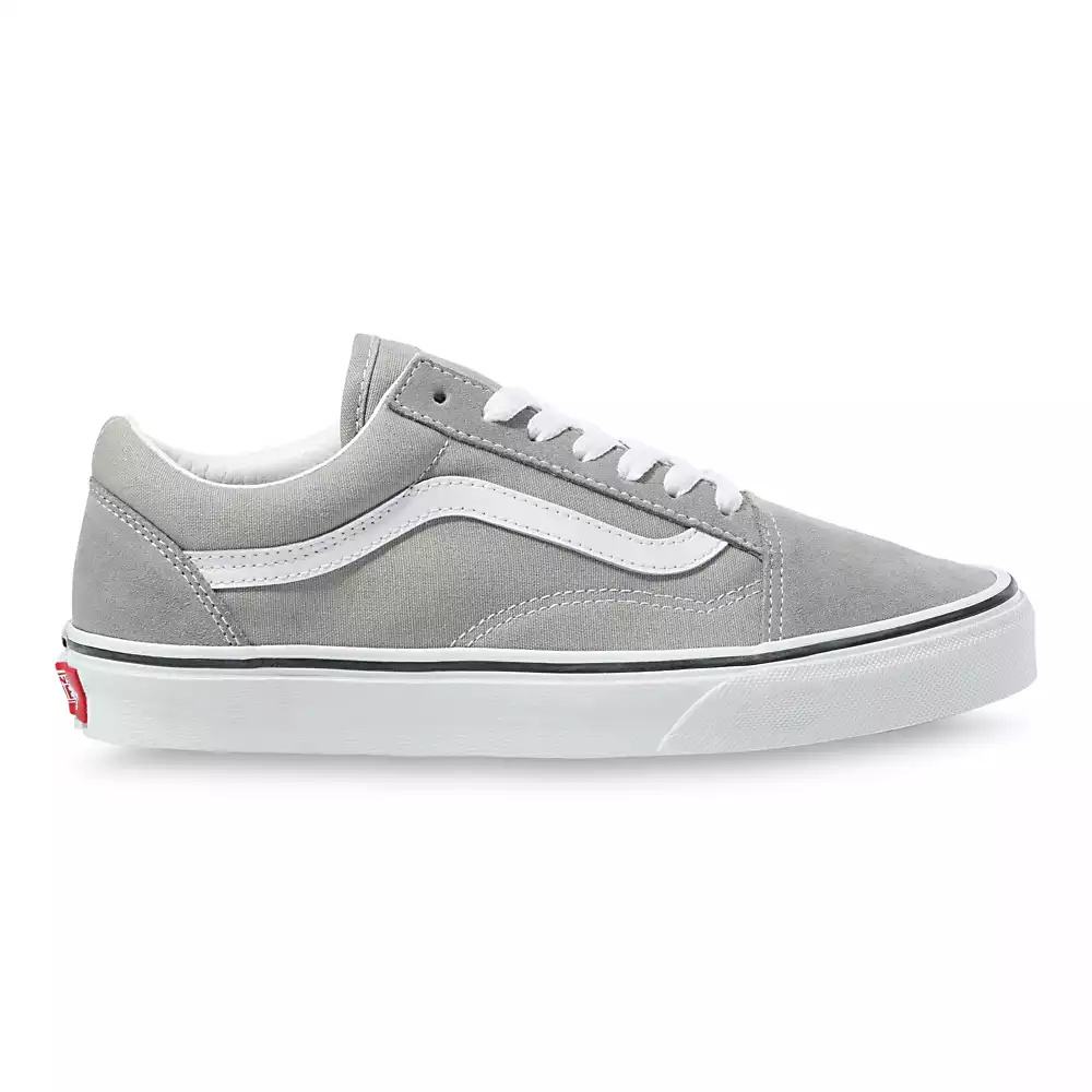 Tenis Vans Old Skool Hombre Gris/Blancas | YZR392476