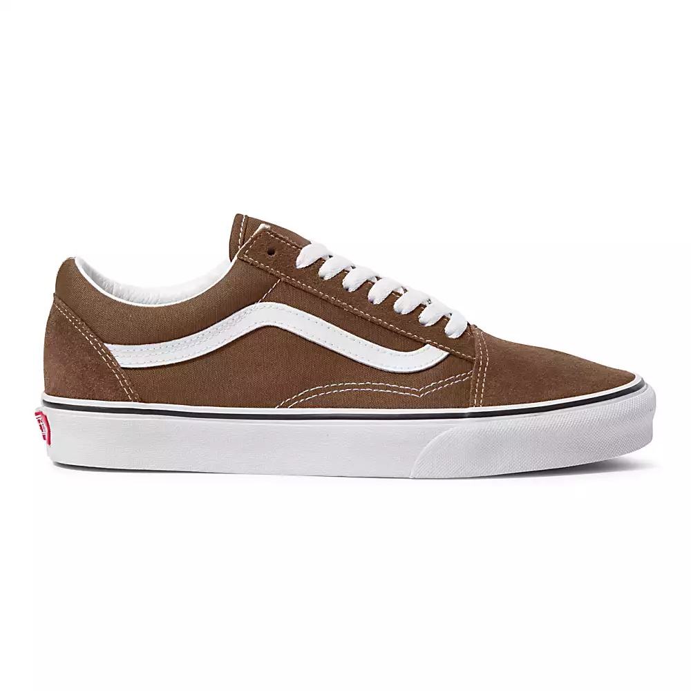 Tenis Vans Old Skool Hombre Marrones/Blancas | FVP975213