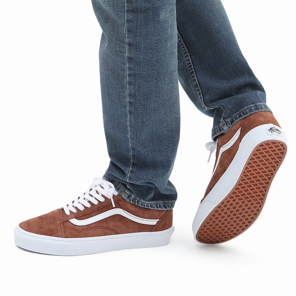 Tenis Vans Old Skool Hombre Marrones | LCG079542