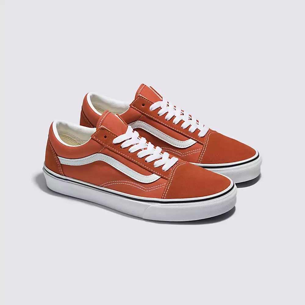 Tenis Vans Old Skool Hombre Naranjas | DCY649083