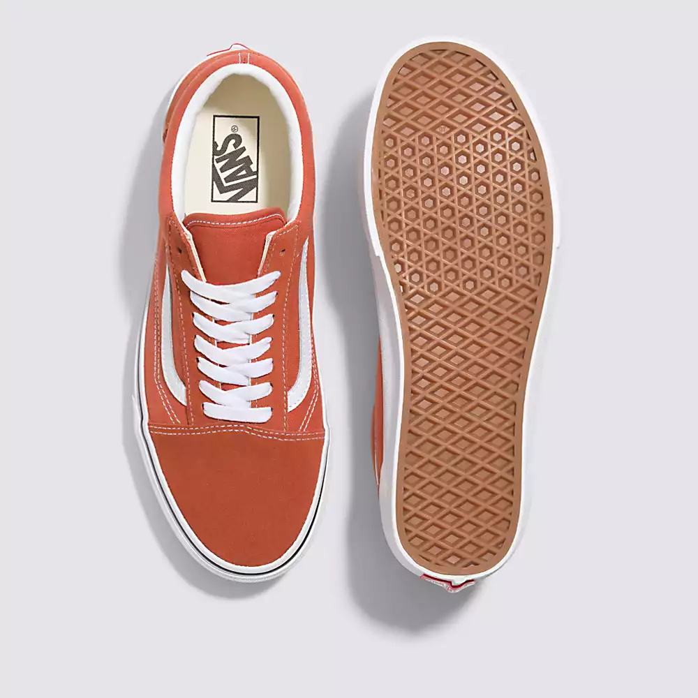 Tenis Vans Old Skool Hombre Naranjas | DCY649083