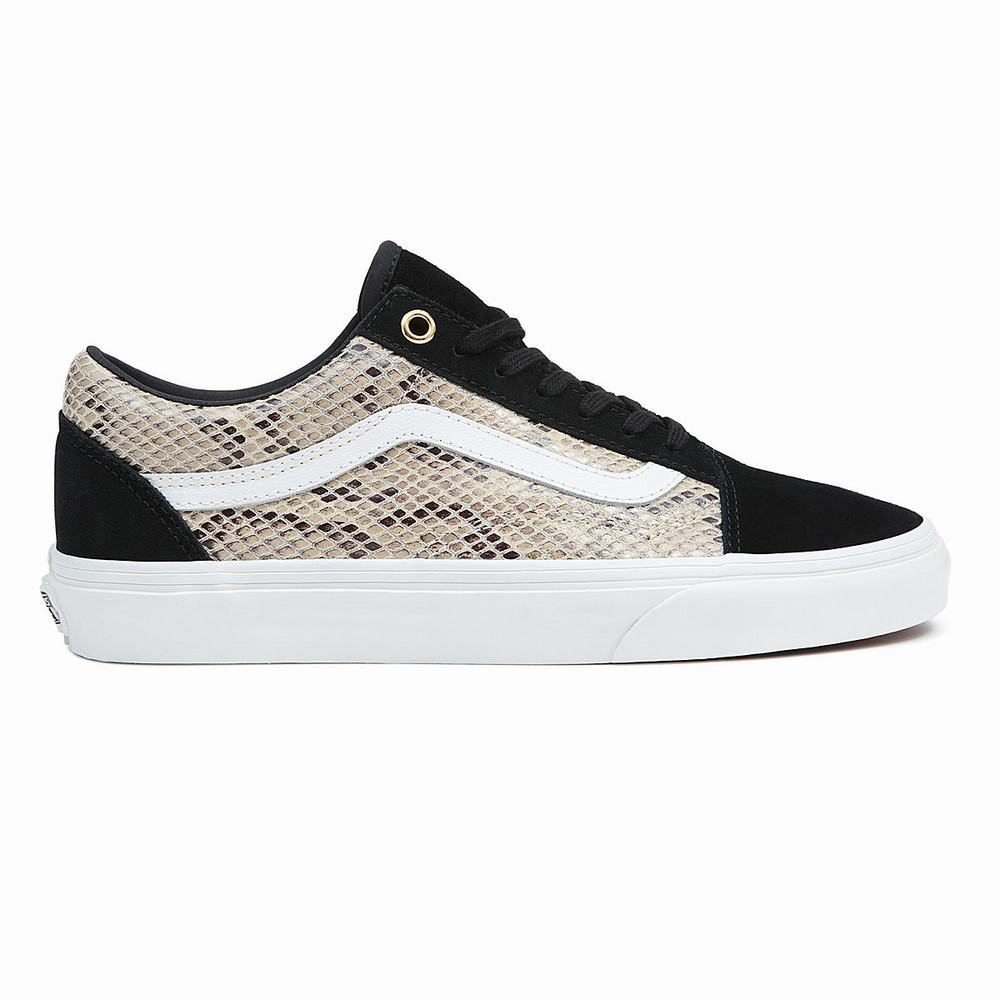 Tenis Vans Old Skool Hombre Negras/Beige | PWS705263