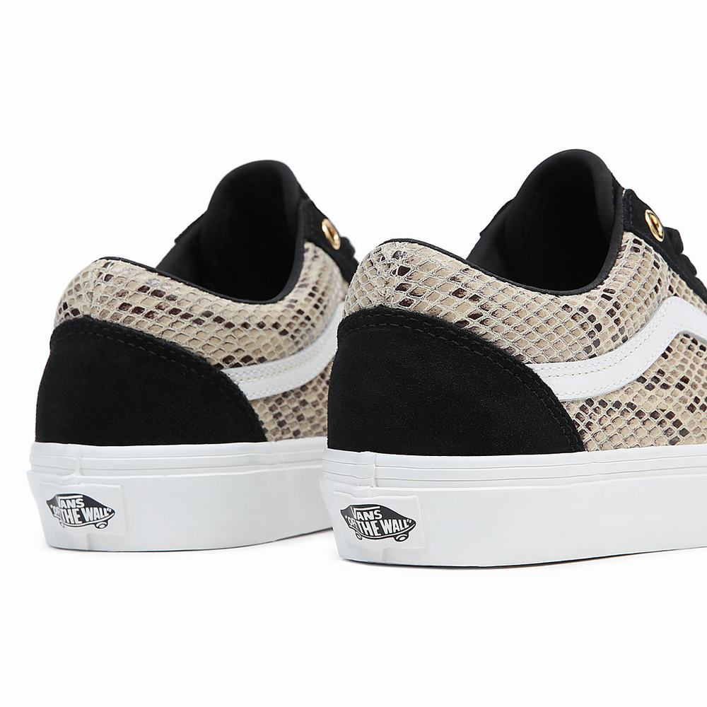 Tenis Vans Old Skool Hombre Negras/Beige | PWS705263