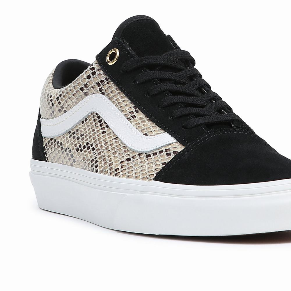 Tenis Vans Old Skool Hombre Negras/Beige | PWS705263