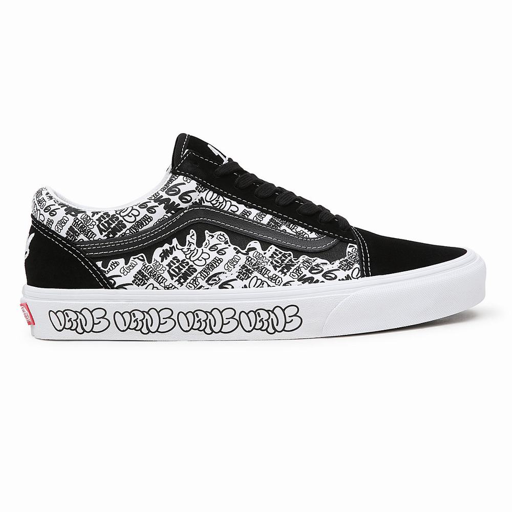 Tenis Vans Old Skool Hombre Negras/Blancas | FLI467395