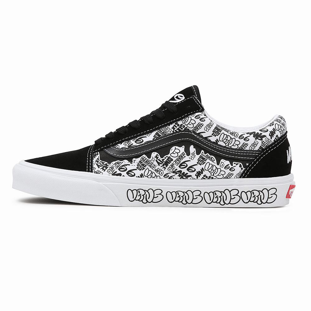 Tenis Vans Old Skool Hombre Negras/Blancas | FLI467395