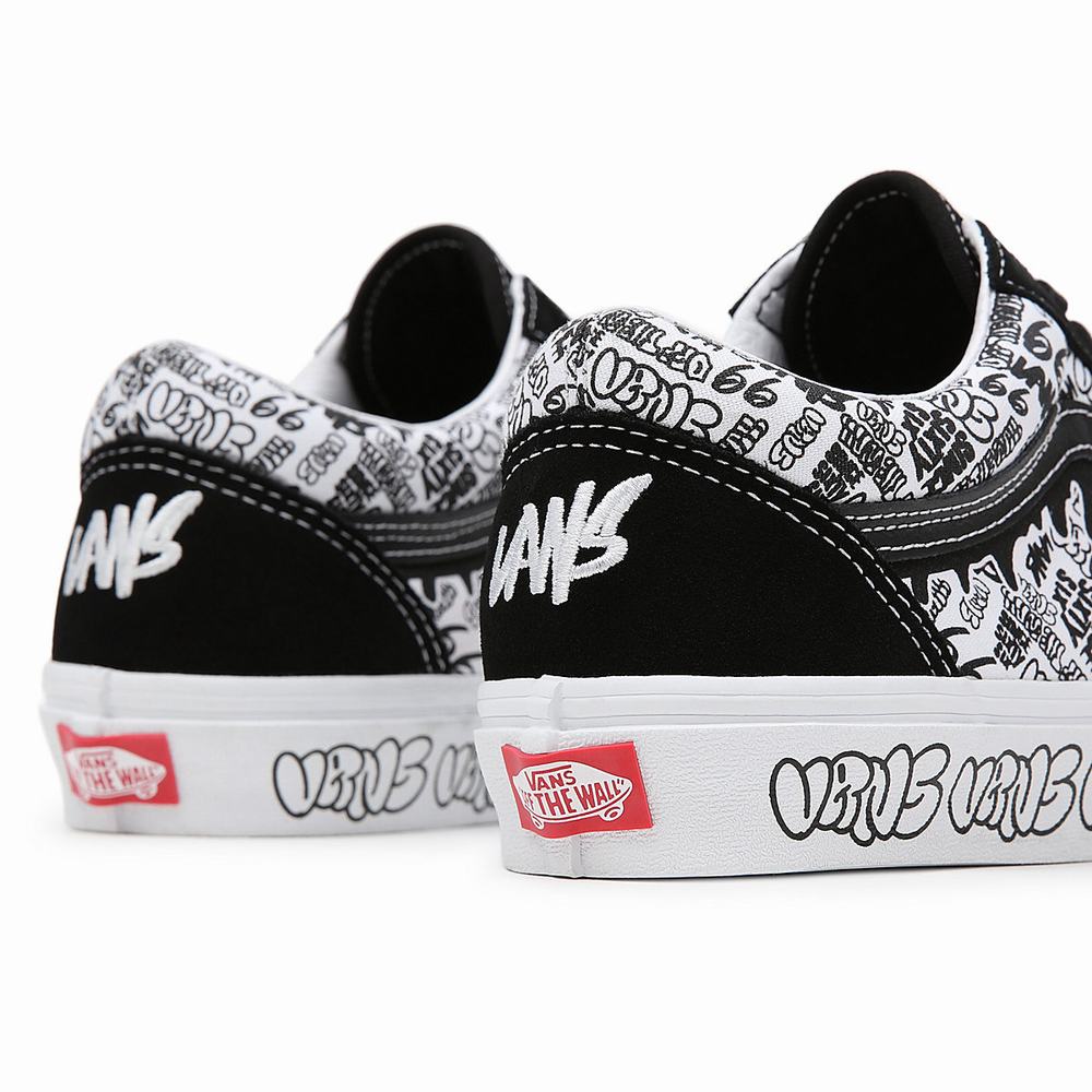 Tenis Vans Old Skool Hombre Negras/Blancas | FLI467395