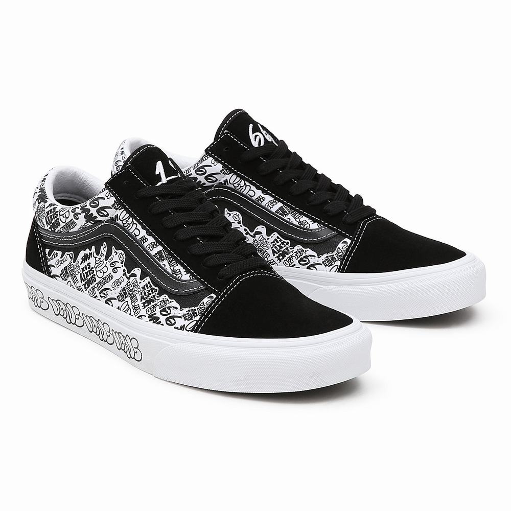 Tenis Vans Old Skool Hombre Negras/Blancas | FLI467395