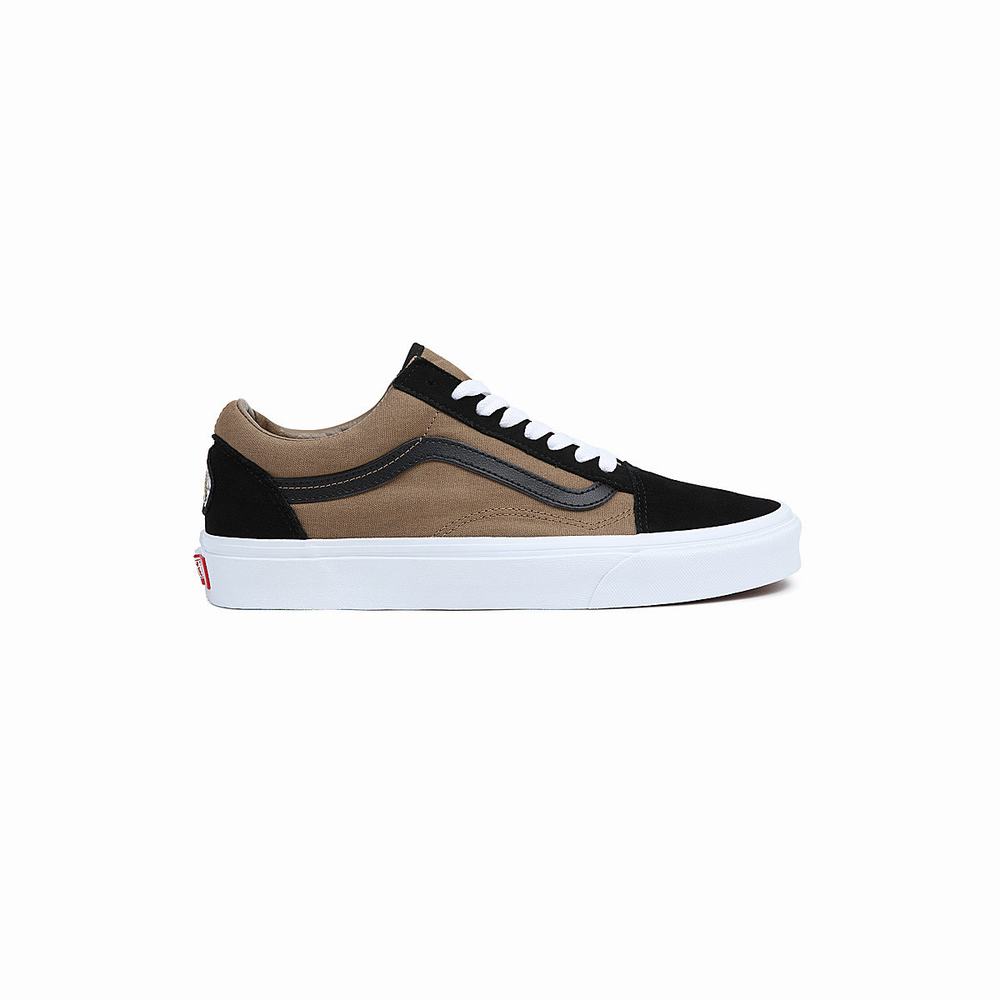 Tenis Vans Old Skool Hombre Negras/Marrones | VDW482350