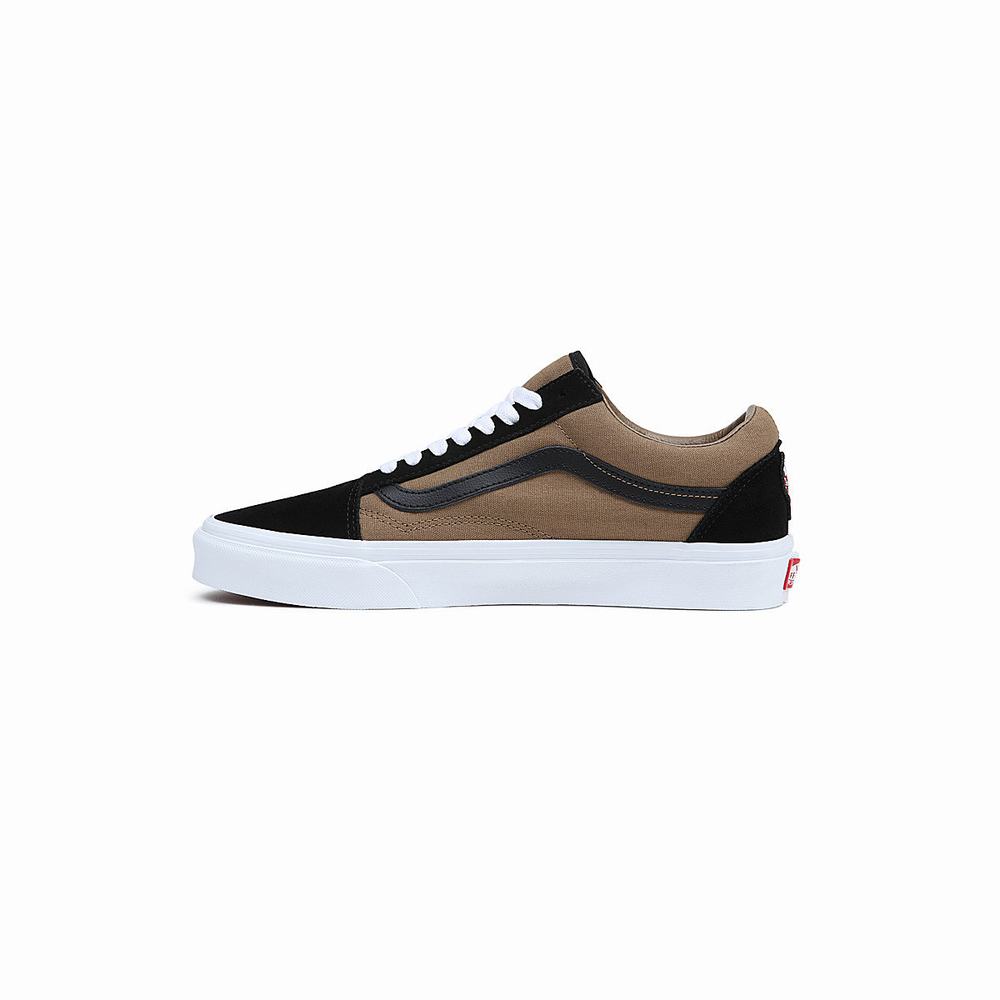 Tenis Vans Old Skool Hombre Negras/Marrones | VDW482350