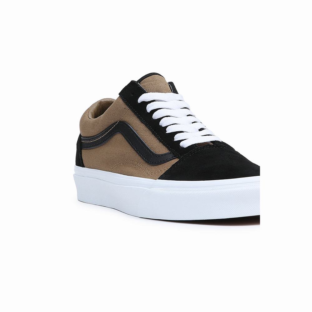 Tenis Vans Old Skool Hombre Negras/Marrones | VDW482350