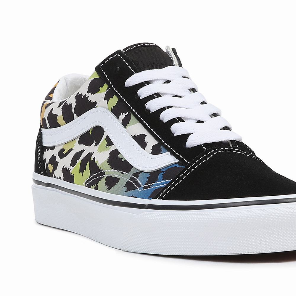 Tenis Vans Old Skool Hombre Negras/Multicolor | HMS572941