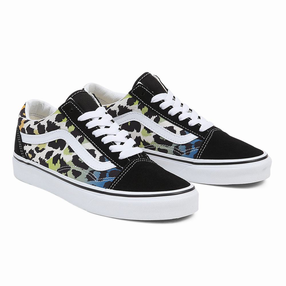 Tenis Vans Old Skool Hombre Negras/Multicolor | HMS572941