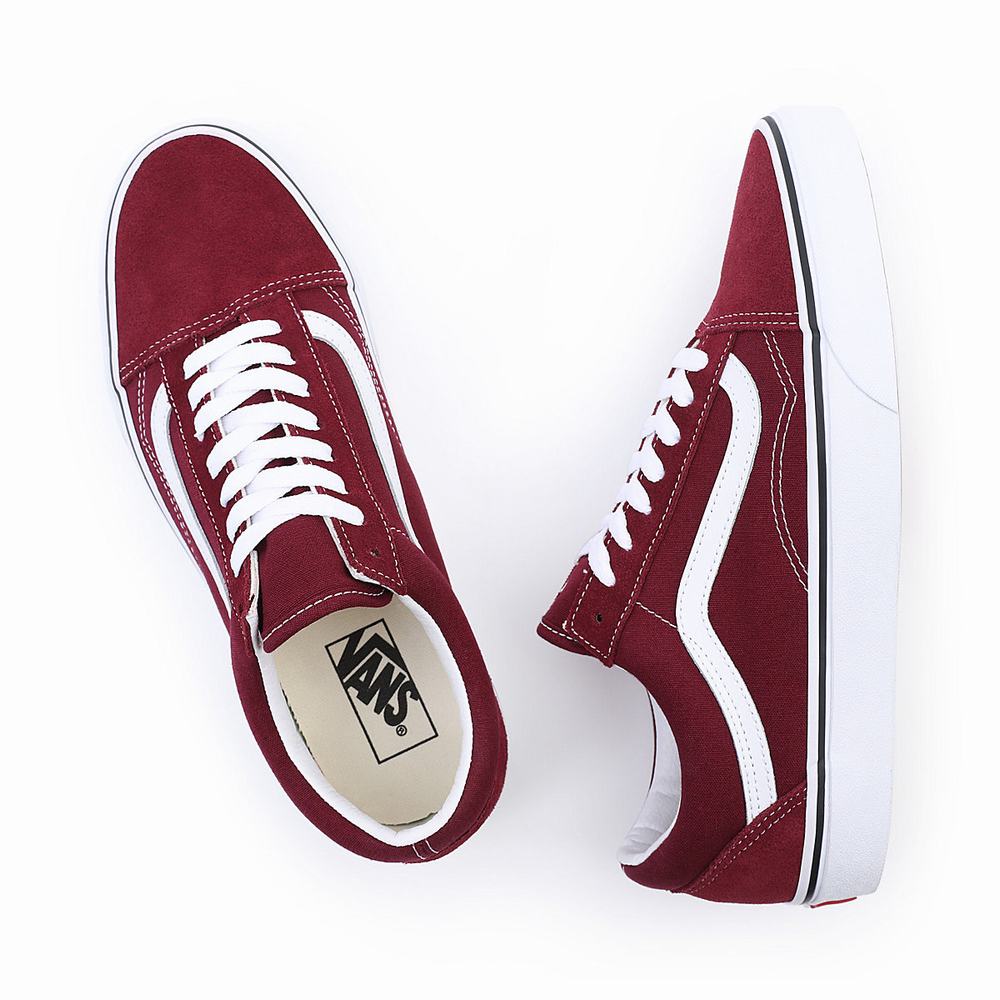 Tenis Vans Old Skool Hombre Rojas | WUJ219673