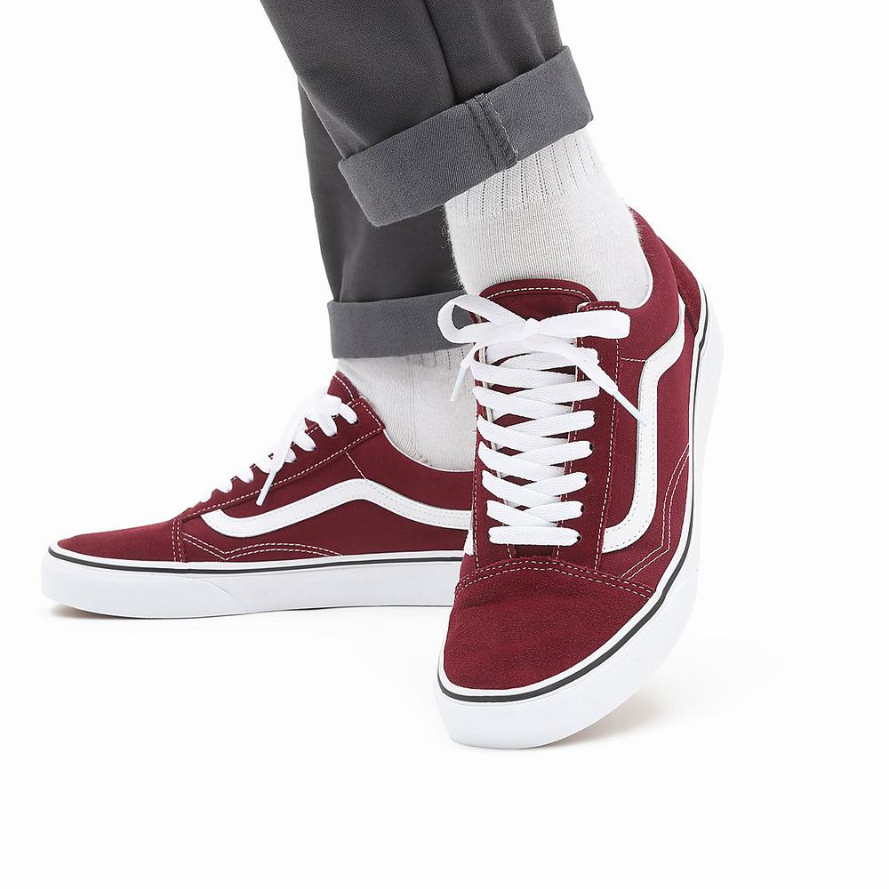 Tenis Vans Old Skool Hombre Rojas | WUJ219673