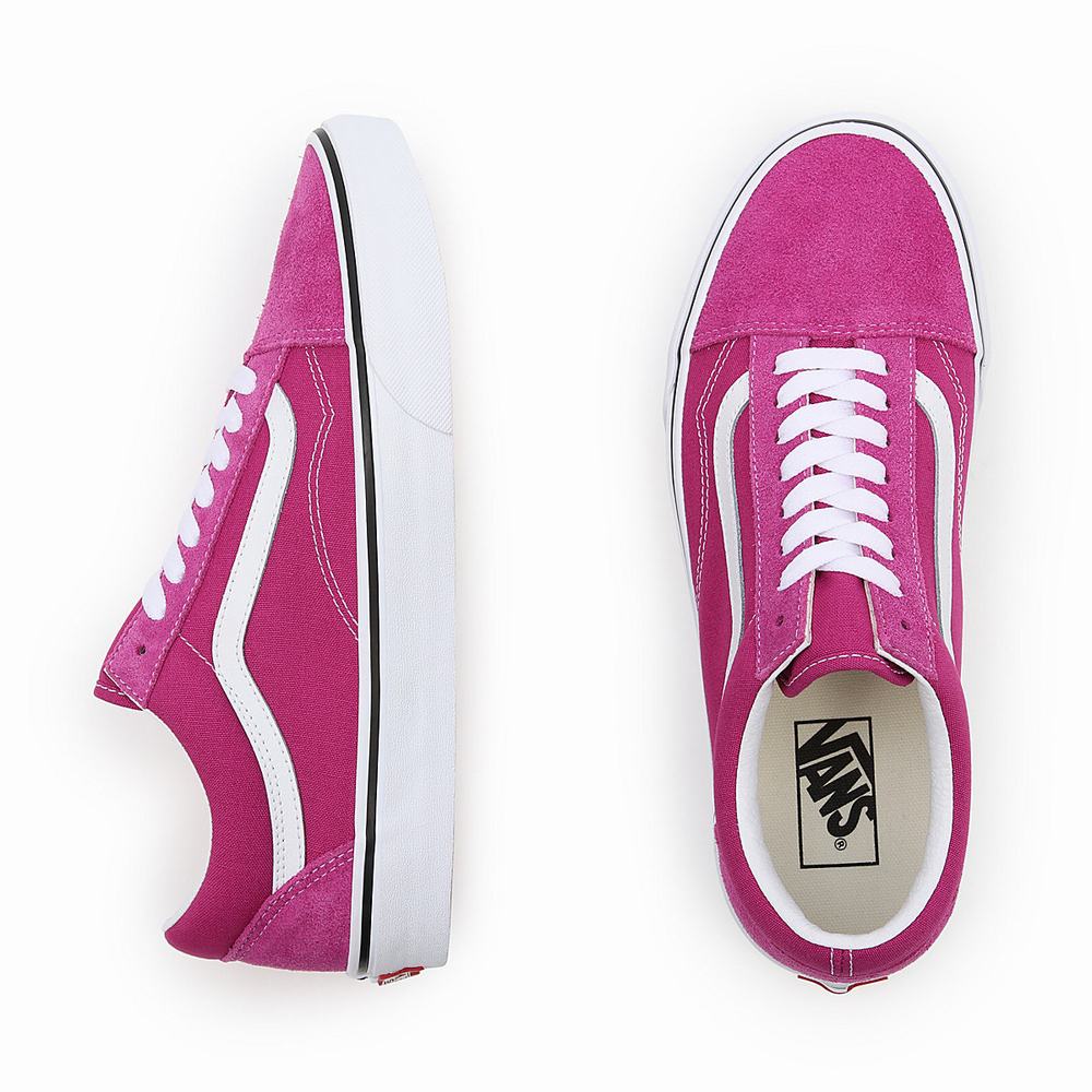 Tenis Vans Old Skool Hombre Rosas | QKE934215