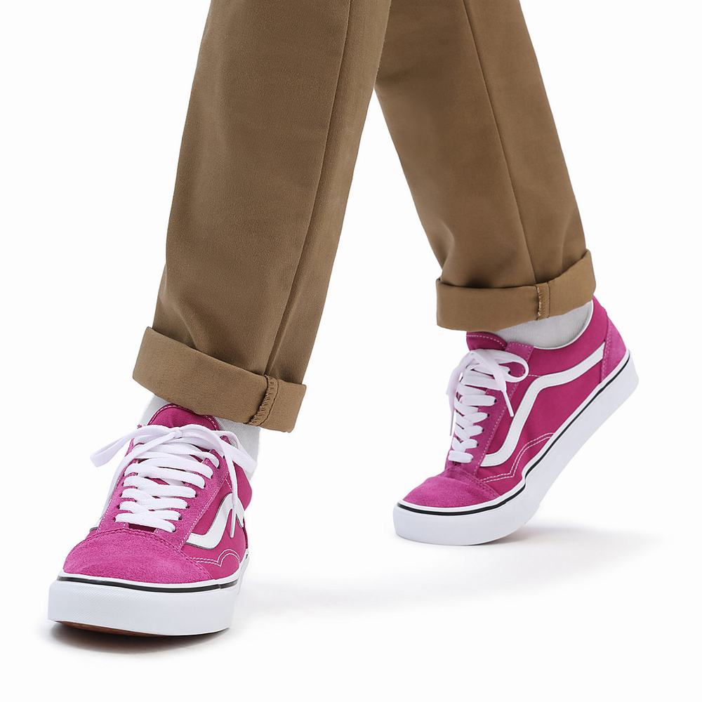 Tenis Vans Old Skool Hombre Rosas | QKE934215