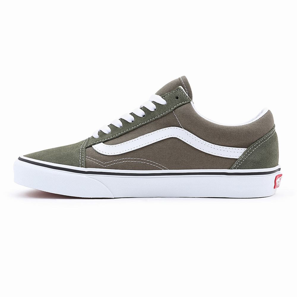 Tenis Vans Old Skool Hombre Verde | CNM614892