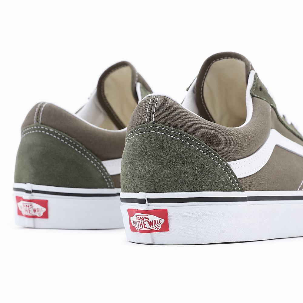 Tenis Vans Old Skool Hombre Verde | CNM614892