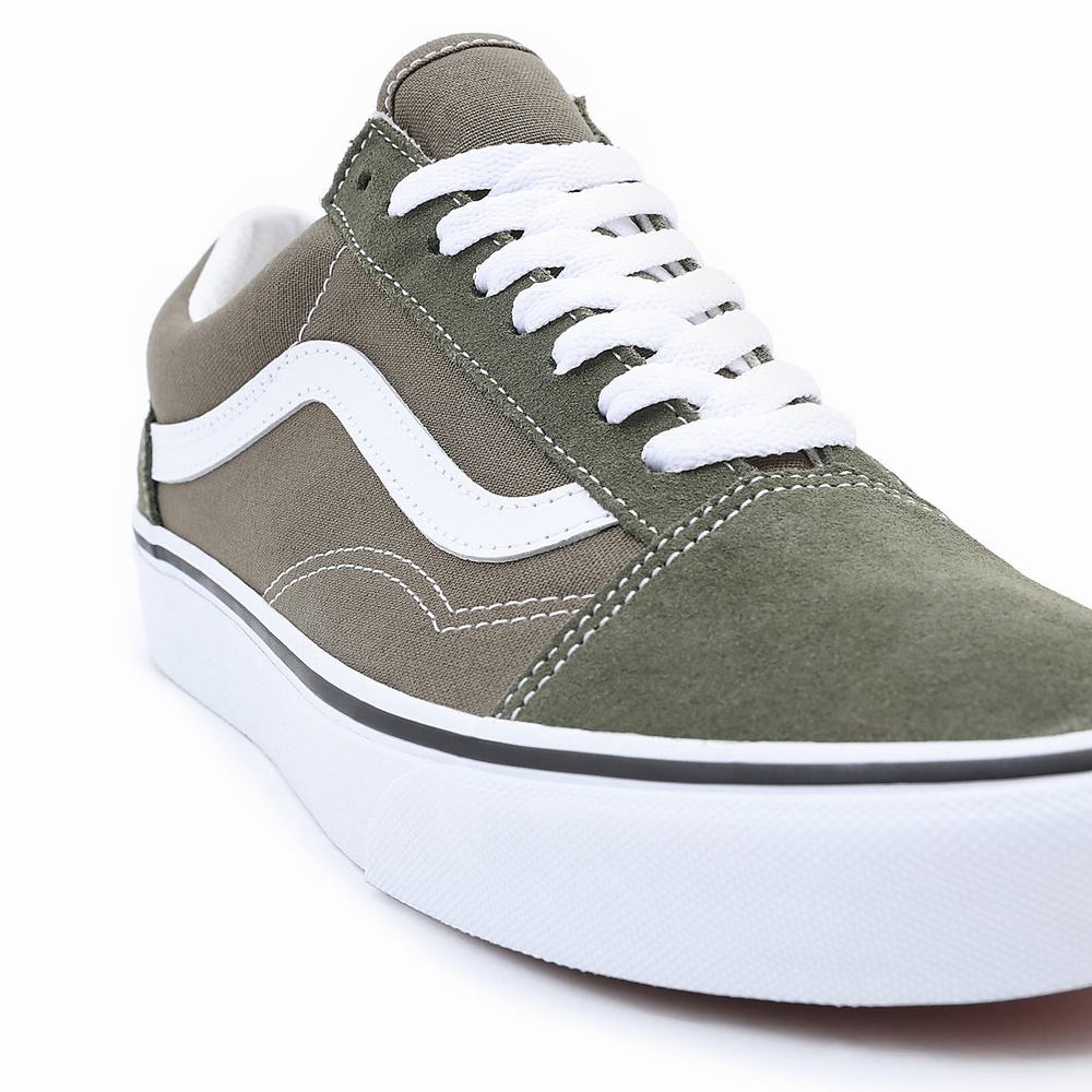 Tenis Vans Old Skool Hombre Verde | CNM614892