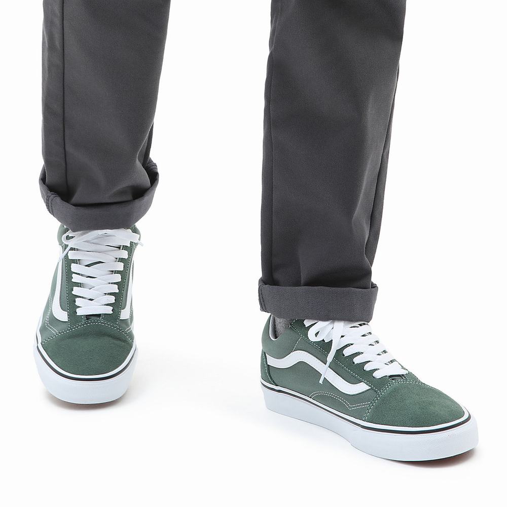 Tenis Vans Old Skool Hombre Verde | DHW029754