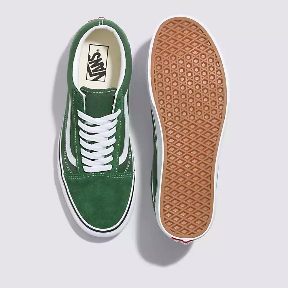 Tenis Vans Old Skool Hombre Verde | RJZ614873